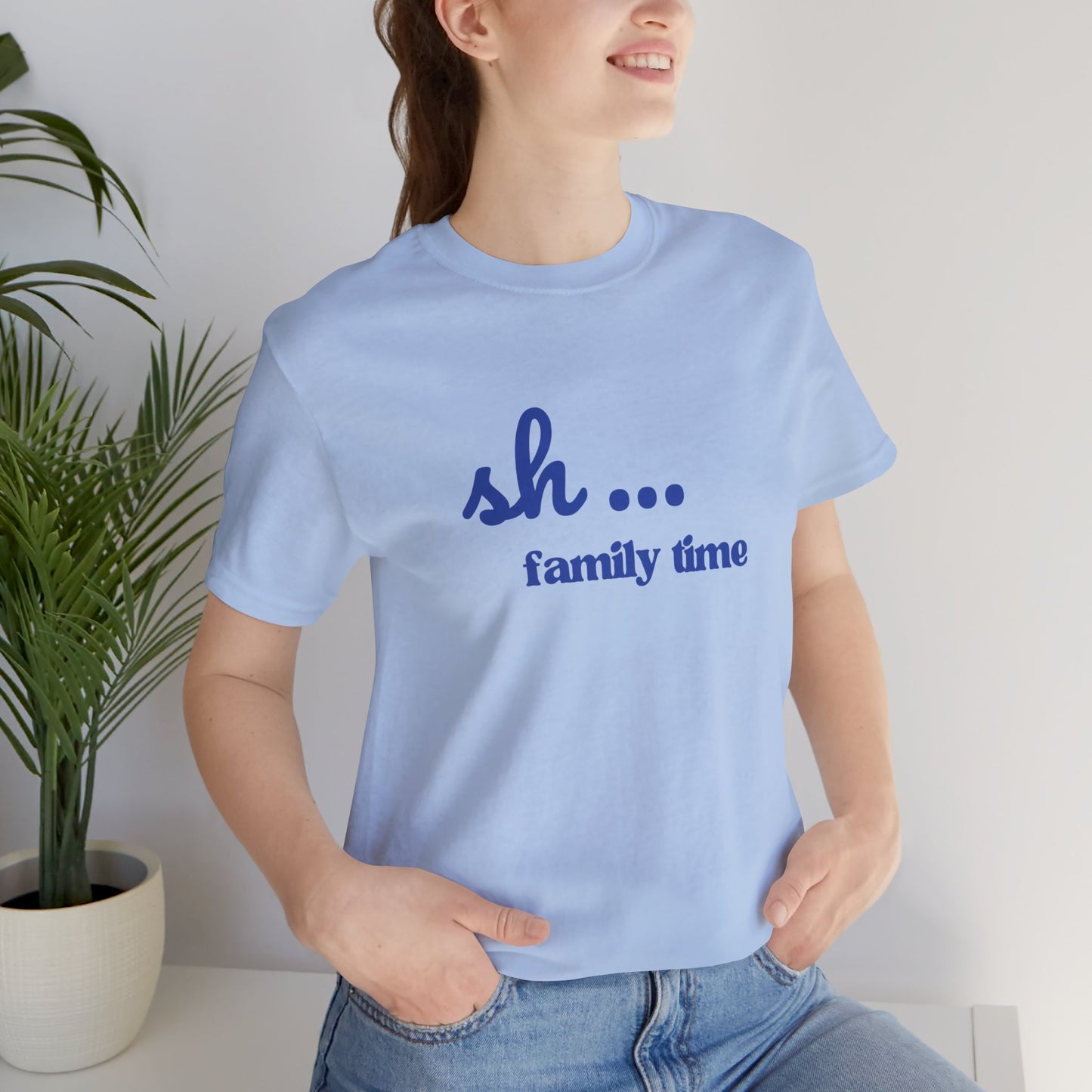 Sh... Family Time Quiet Family Moments Tee