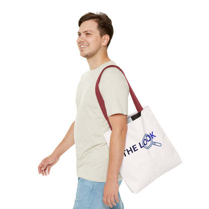 The Look Tote Magnifying Glass Logo Canvas Bag