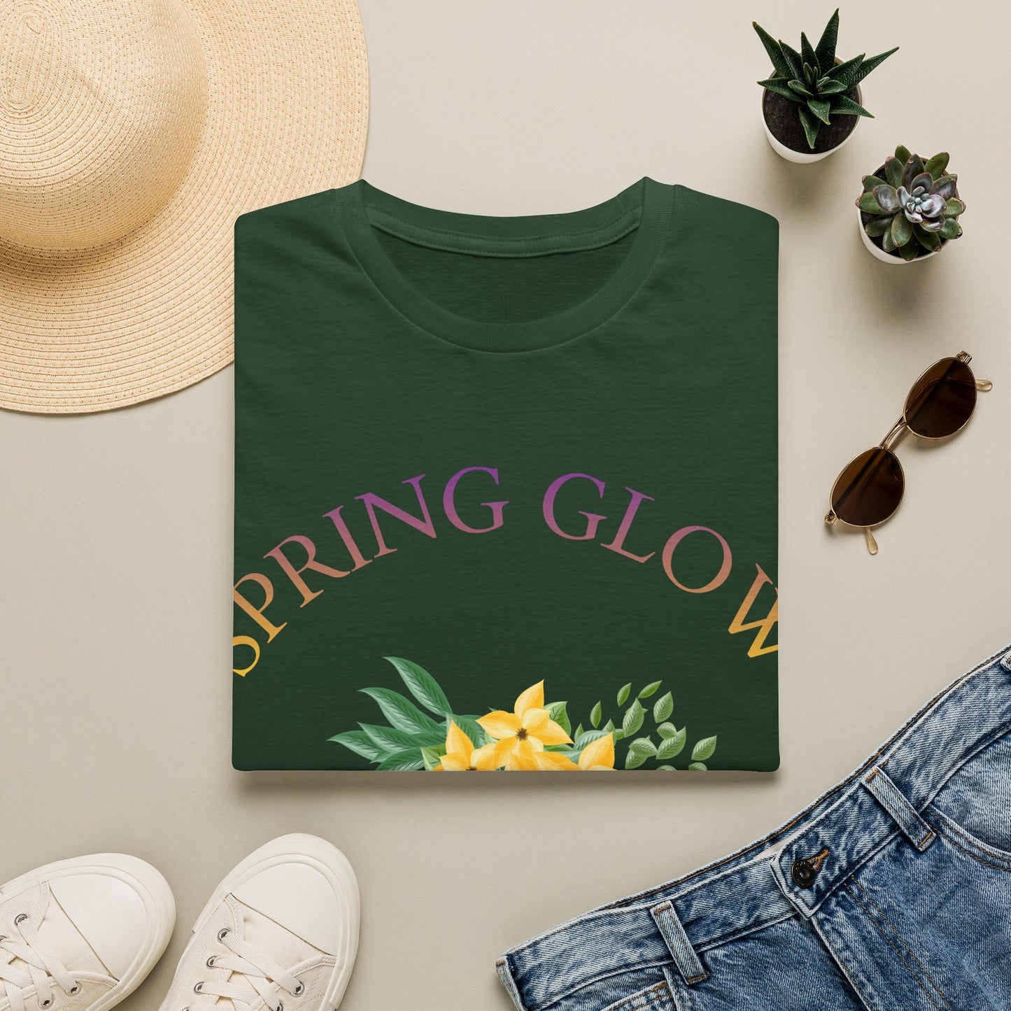 Spring Glow Floral T-Shirt