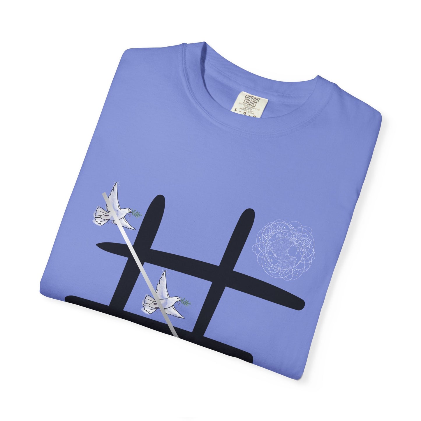 Tic Tac Doves Graphic T-Shirt Peace Wins