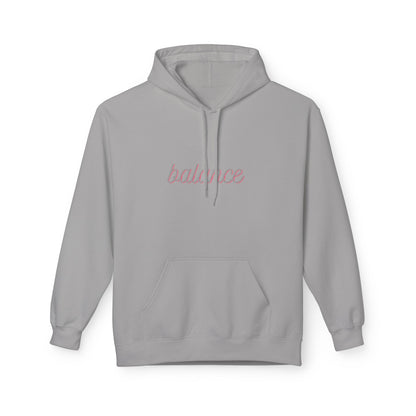 Balance Script Hoodie Typography Pullover