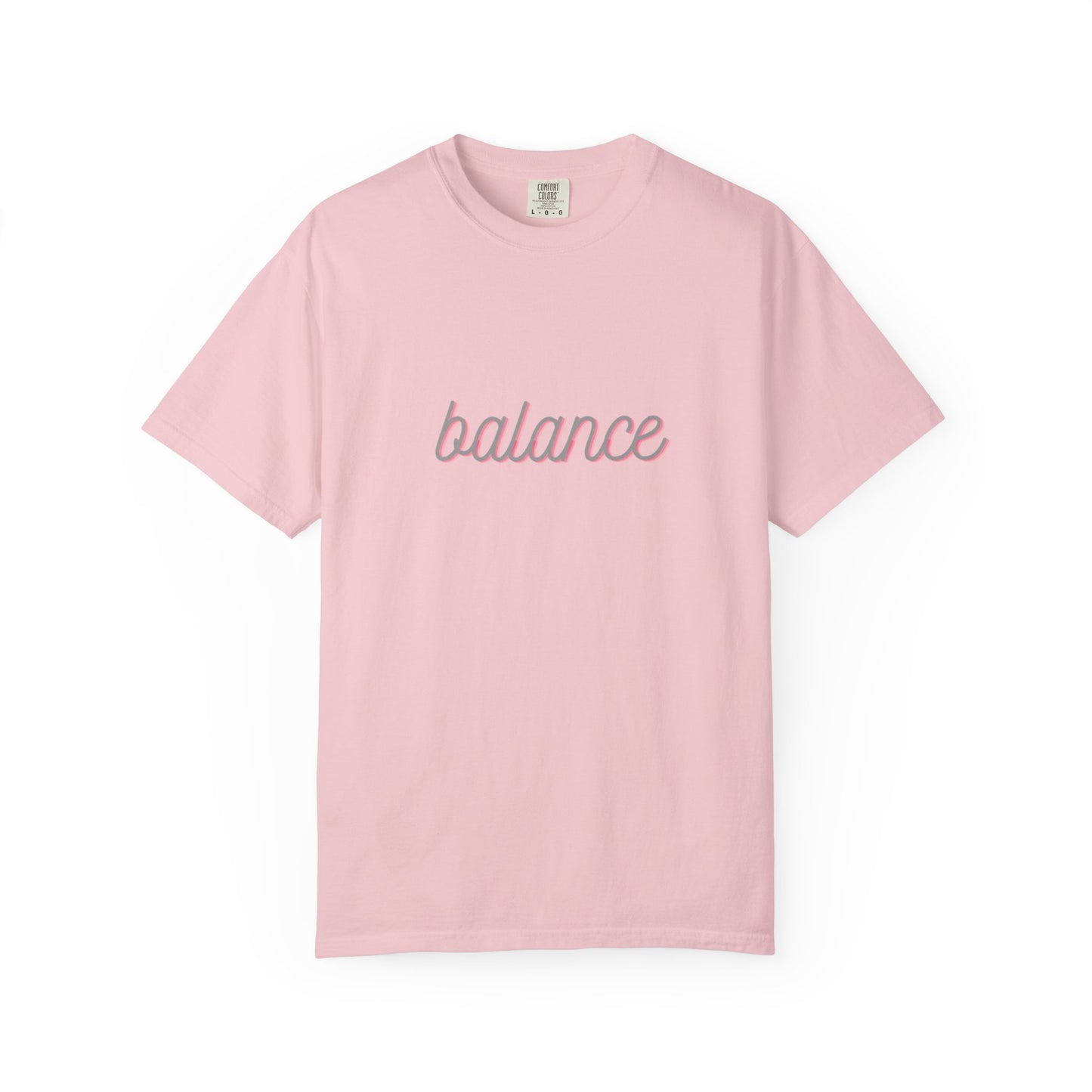 Balance Tee — Minimalist Inspirational  T-Shirt  'balance' Text