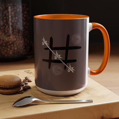 Peace Wins Ceramic Coffee Cup Peace/War design (11/15oz)