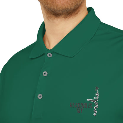 Reading is my Cardio adidas Unisex Performance Polo