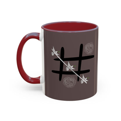Peace Wins Ceramic Coffee Cup Peace/War design (11/15oz)