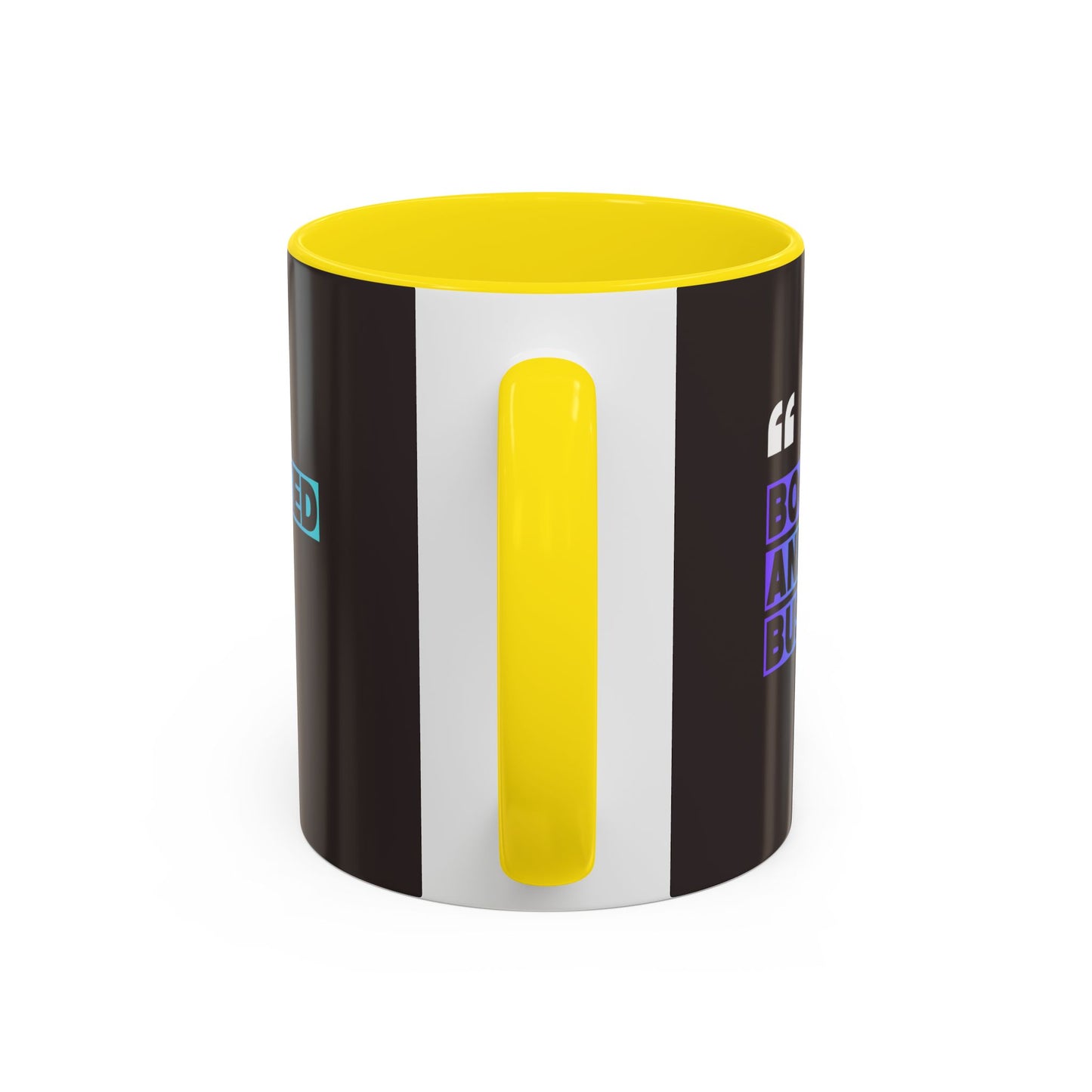 Booked and Busy Accent Coffee Mug — 11/15oz