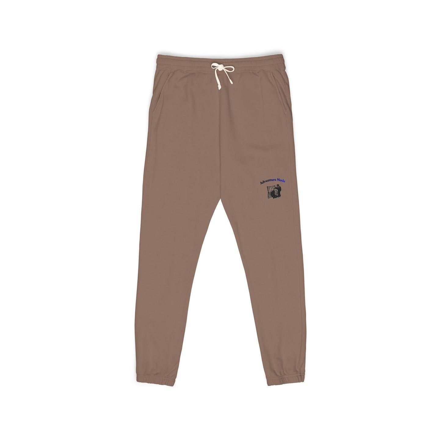 Cream 'Good Intentions' Fleece Sweatpants — Cozy Garment-Dyed Lounge Joggers