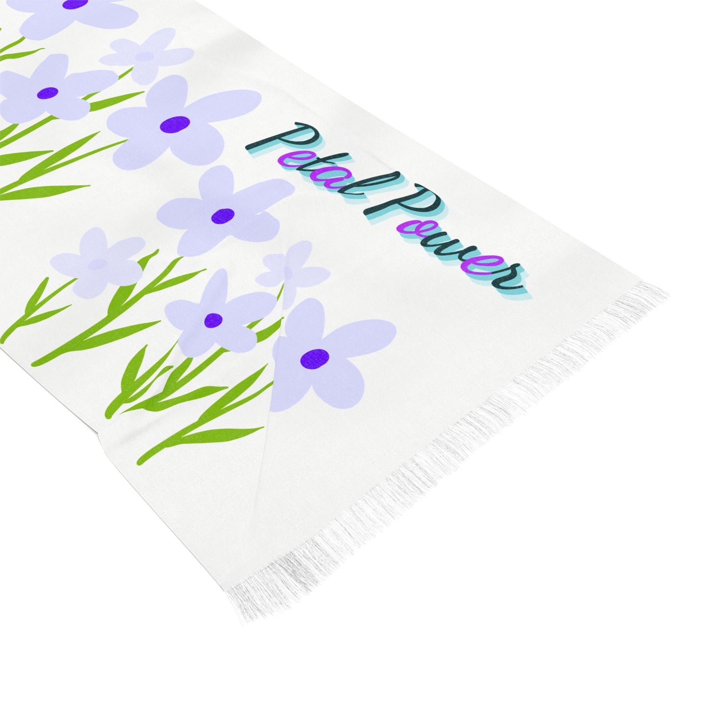 Floral Scarf — 'Petal Power' Lightweight Spring Accessory