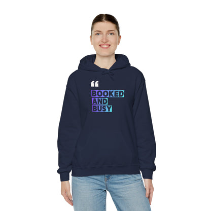 "Booked and Busy" Graphic Pullover for Readers & Creatives