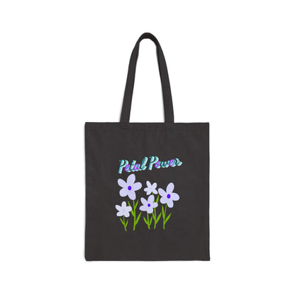 Petal Power Tote  Canvas Bag