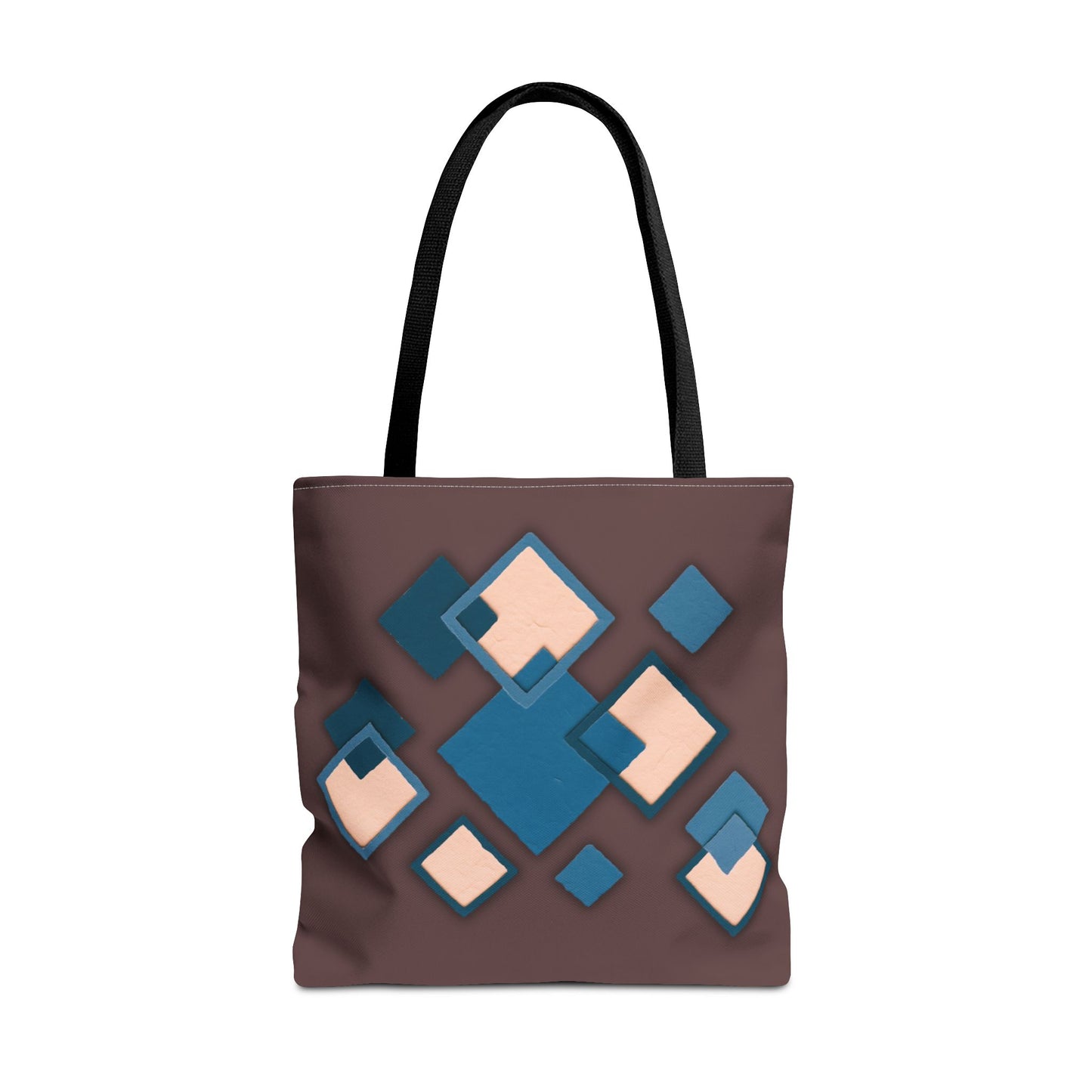 Geometric Diamond Pattern Tote Bag