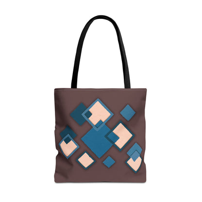 Geometric Diamond Pattern Tote Bag