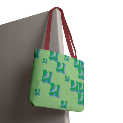 Retro Wave Monogram Tote Bag