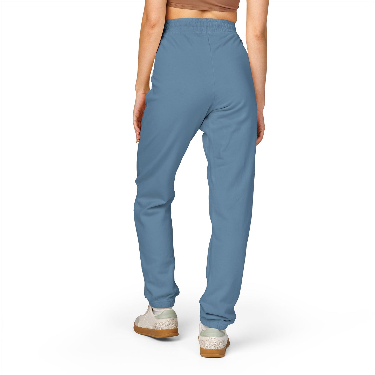 Cream 'Good Intentions' Fleece Sweatpants — Cozy Garment-Dyed Lounge Joggers
