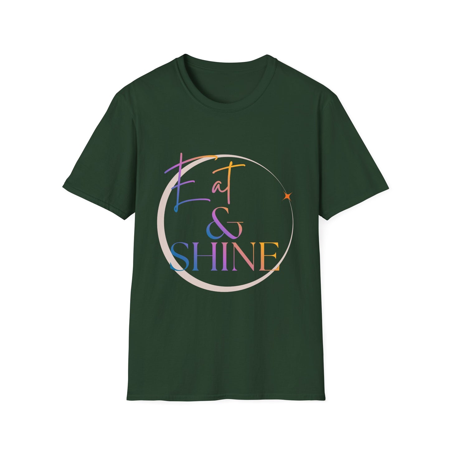 Eat & Shine Pastel Sunrise Inspirational T-Shirt