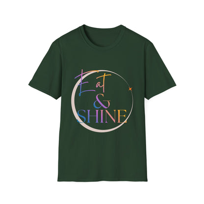 Eat & Shine Pastel Sunrise Inspirational T-Shirt