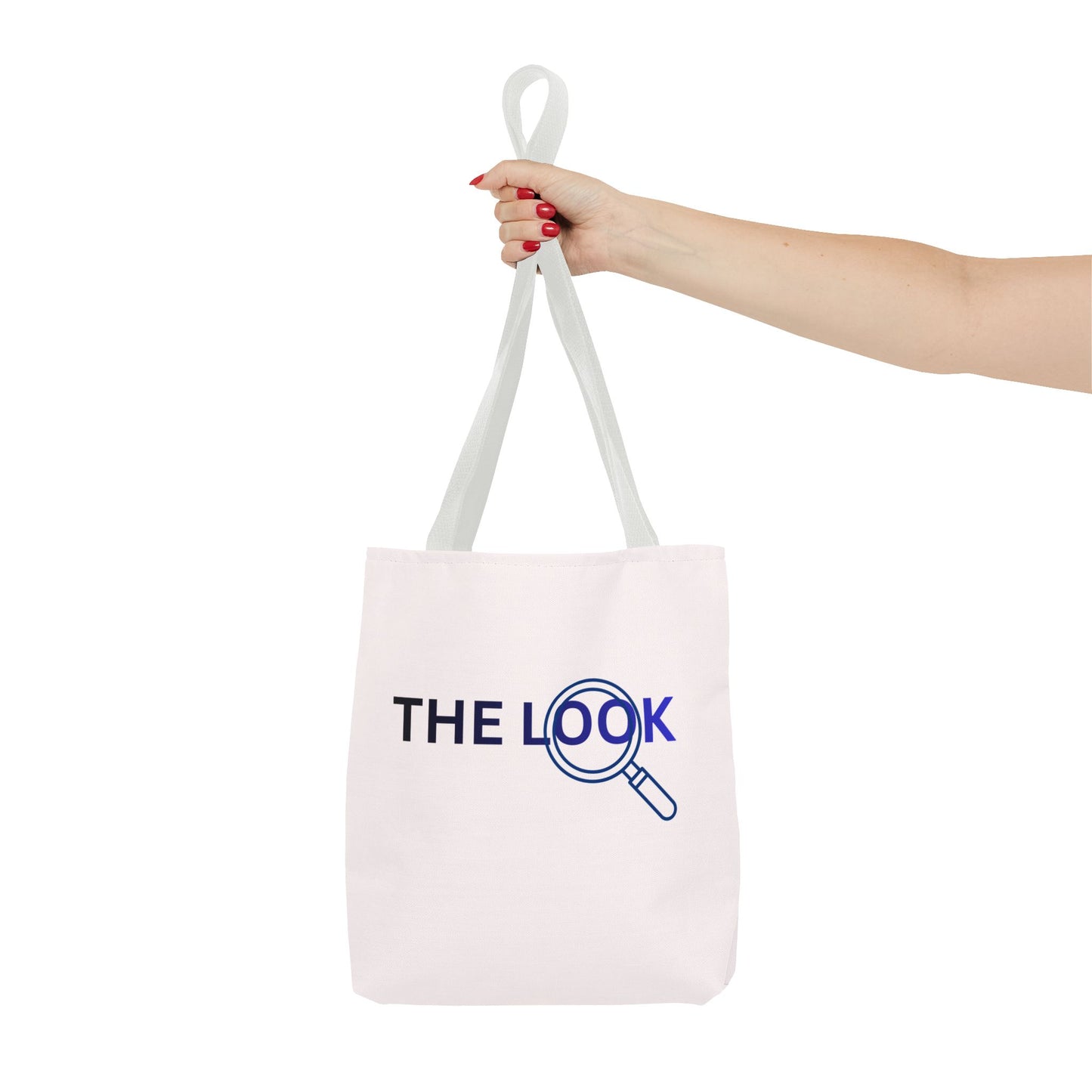The Look Tote Magnifying Glass Logo Canvas Bag
