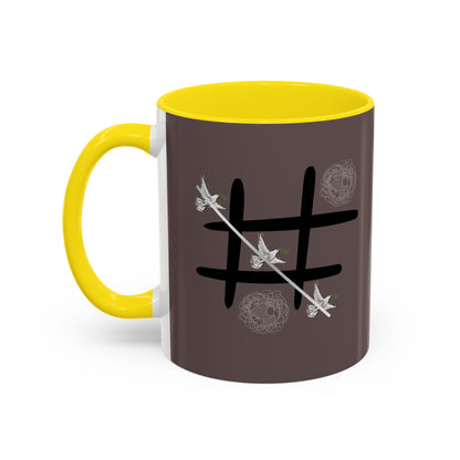 Peace Wins Ceramic Coffee Cup Peace/War design (11/15oz)