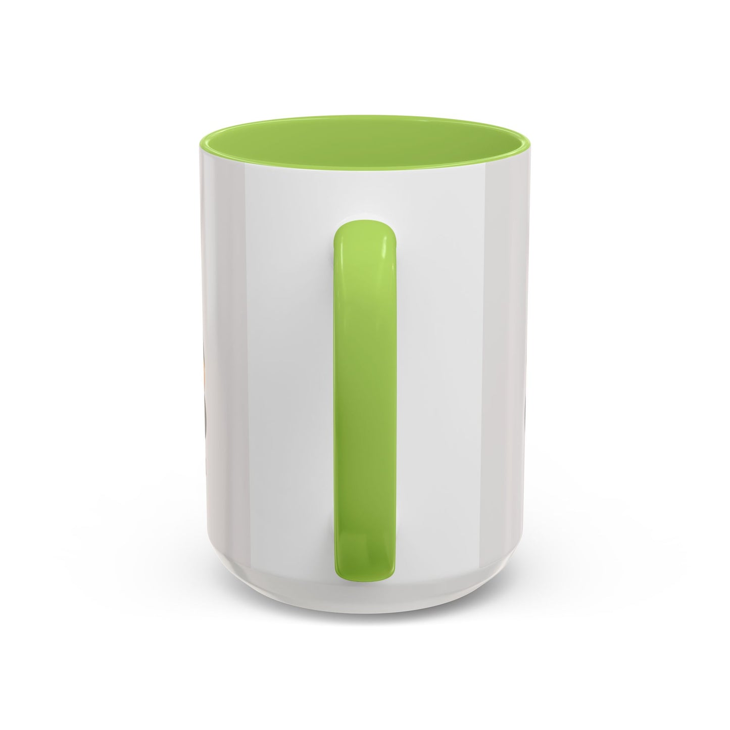 Accent Coffee Mug — 'Start Strong' Motivational Character Coffee Mug