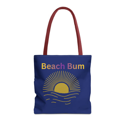 Beach Bum Tote Bag  for Summer, Vacation & Everyday Use