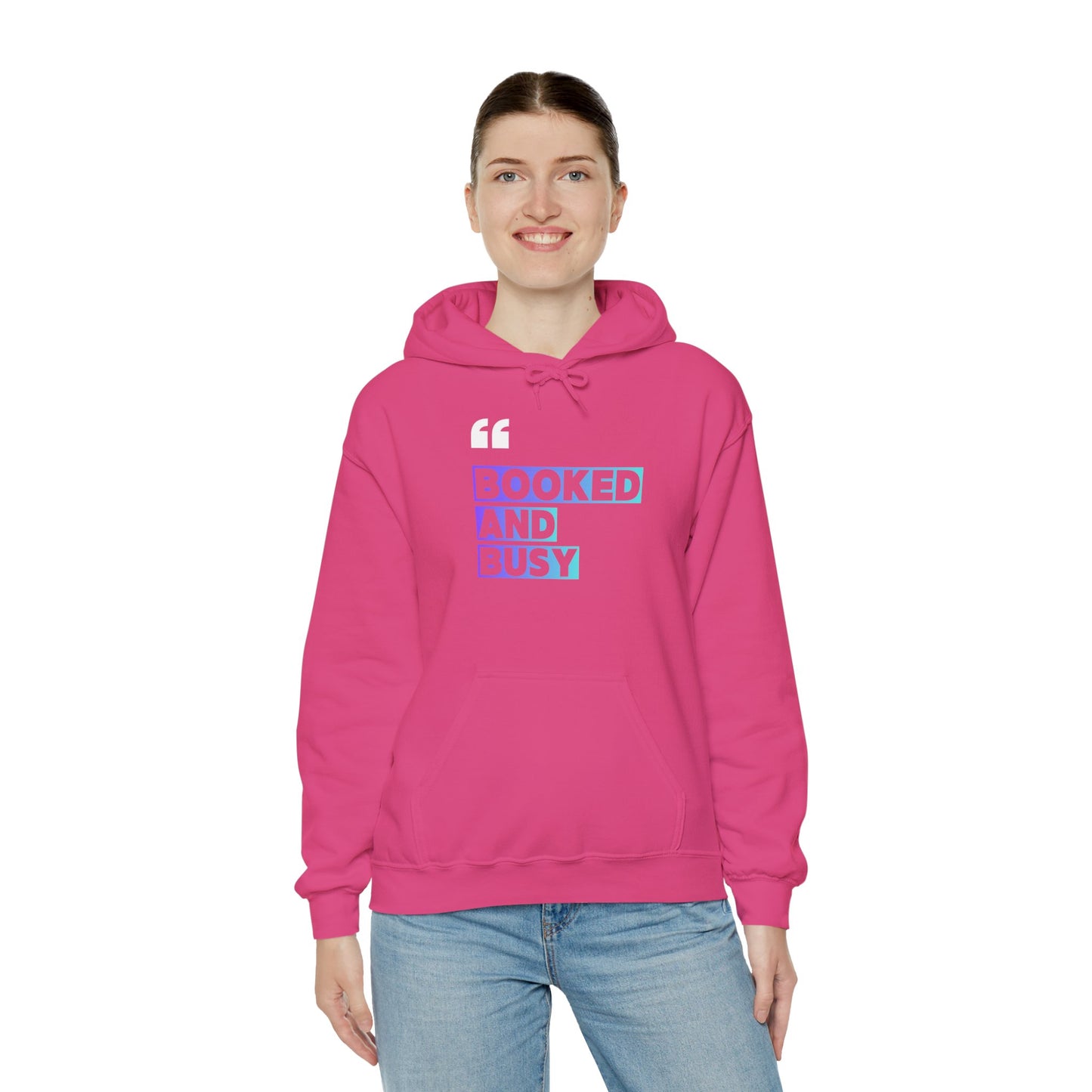 "Booked and Busy" Graphic Pullover for Readers & Creatives
