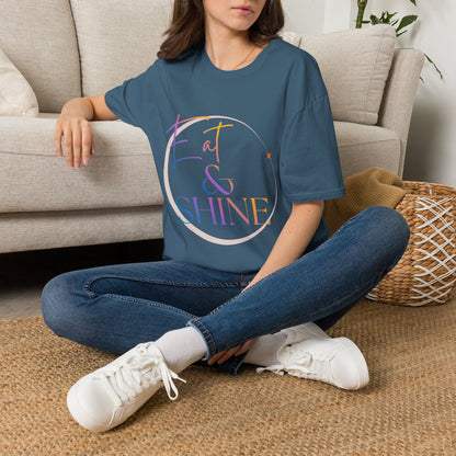 Eat & Shine Pastel Sunrise Inspirational T-Shirt
