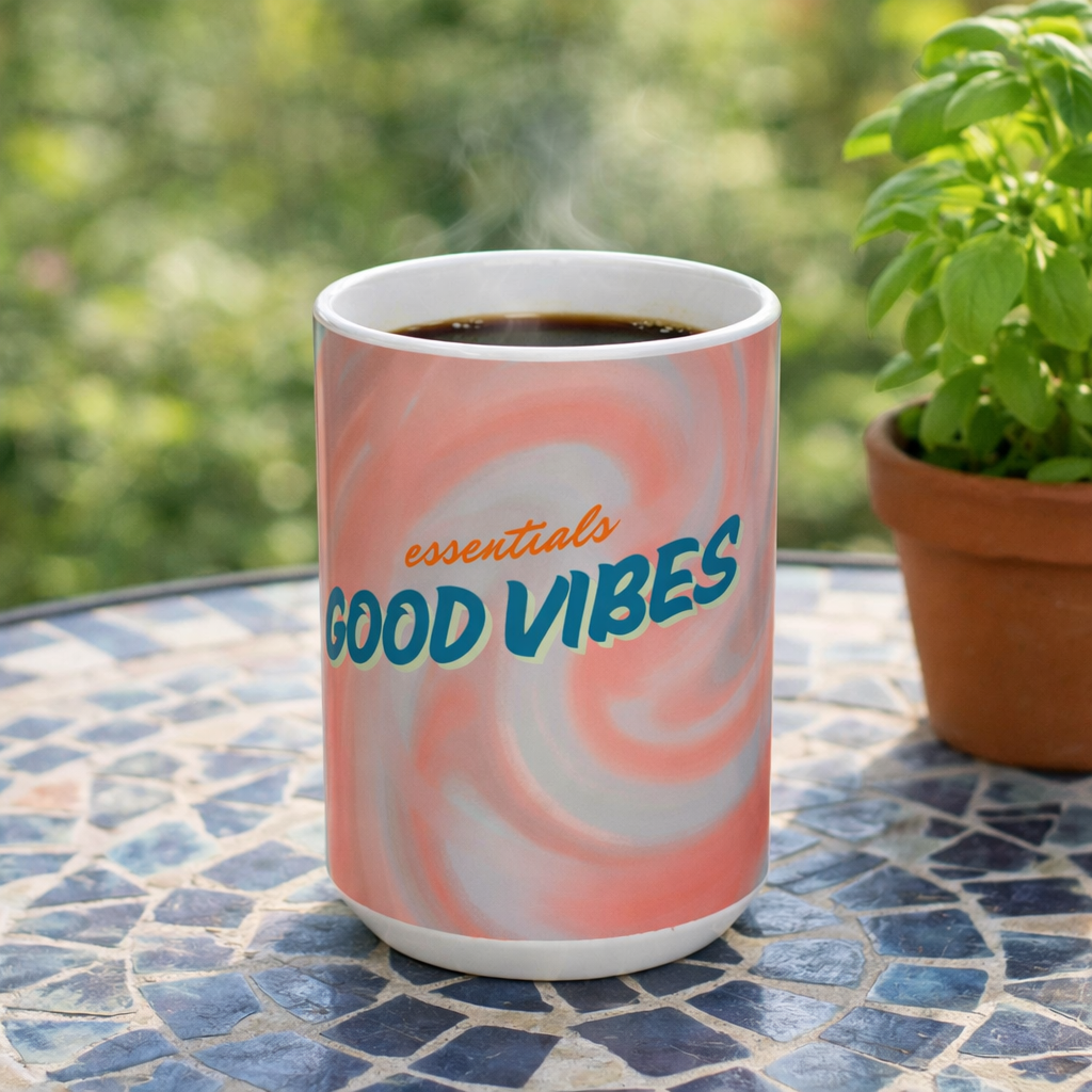 Good Vibes - Ceramic Mug (11oz, 15oz)