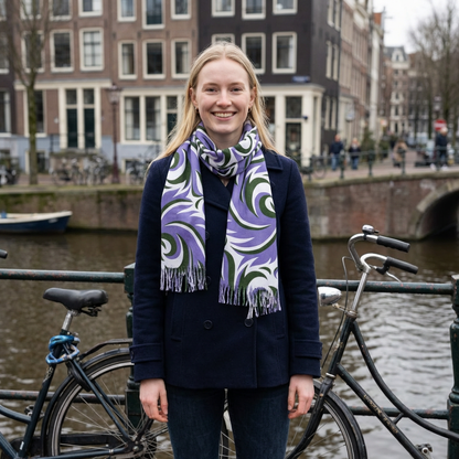 Lavender Swirl Scarf
