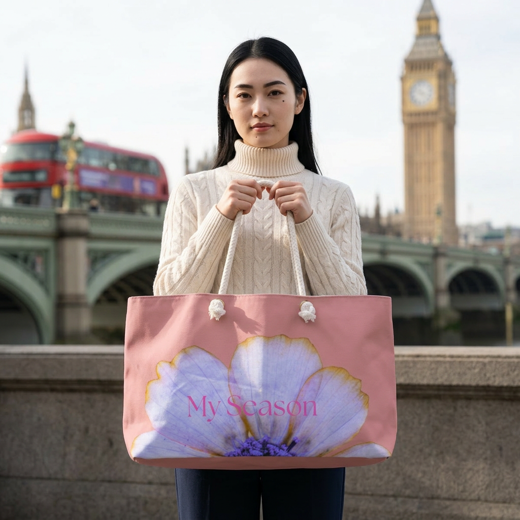 Floral 'My Season' Weekender Bag
