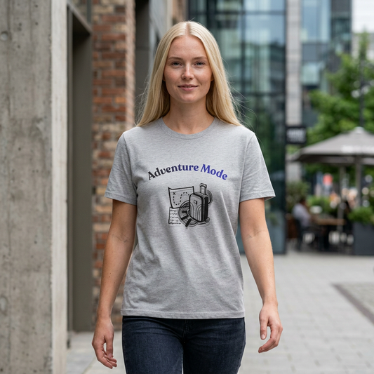 Adventure Mode T-Shirt Travel Graphic