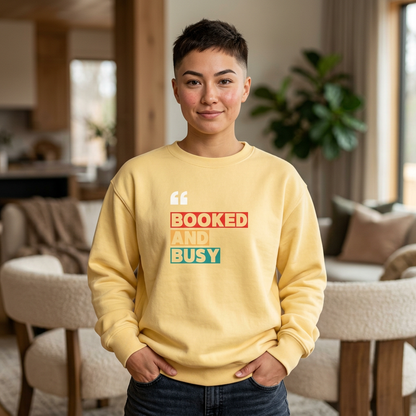 Booked and Busy Sweatshirt
