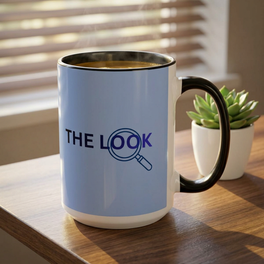 Accent Coffee Mug — "The Look" Logo Ceramic Mug (11/15oz)