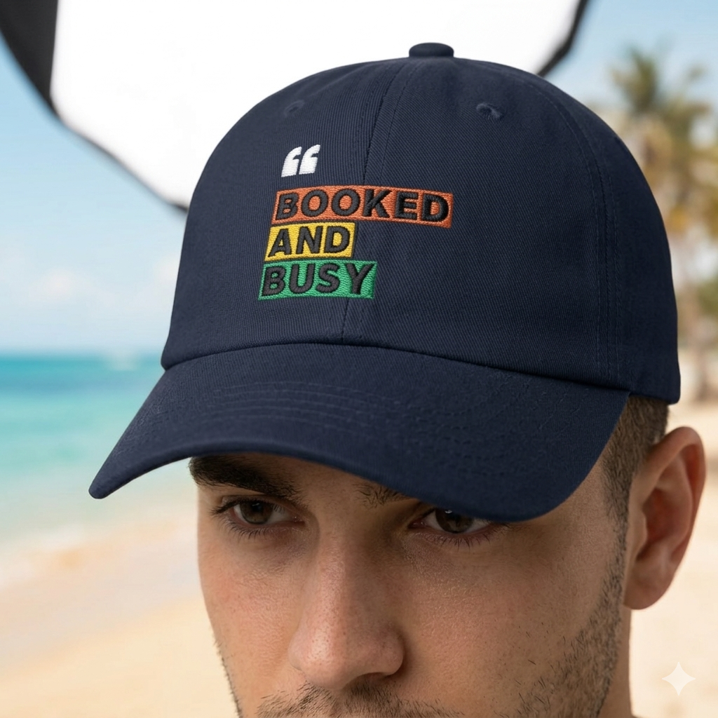 Booked and Busy Hat for Readers & Busy People