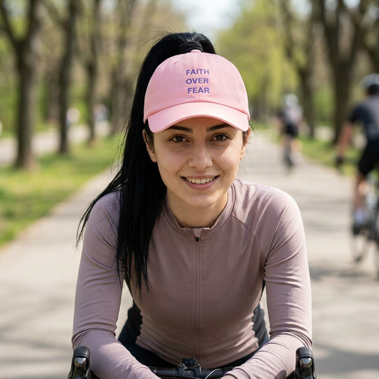 Faith Over Fear Embroidered Baseball Hat