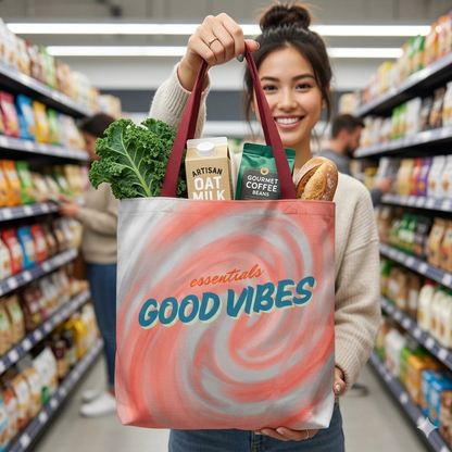 Good Vibes Tote Bag (AOP)
