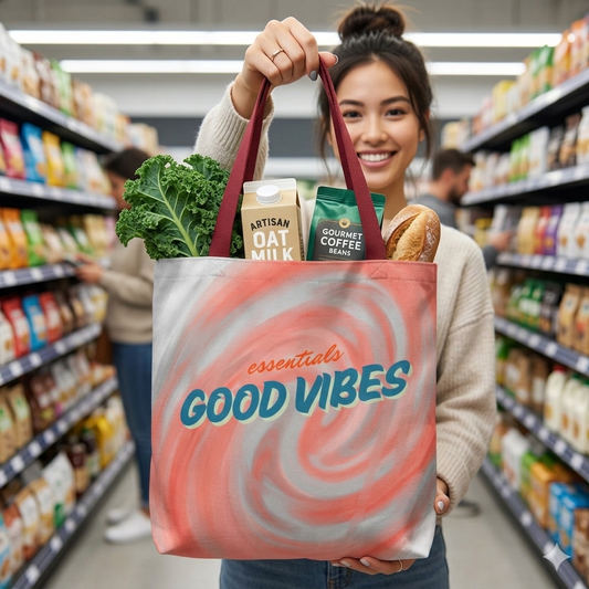 Good Vibes Tote Bag (AOP)