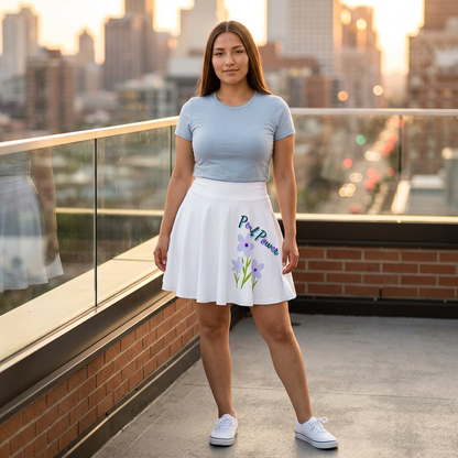 Petal Power Floral Graphic Women's Skirt