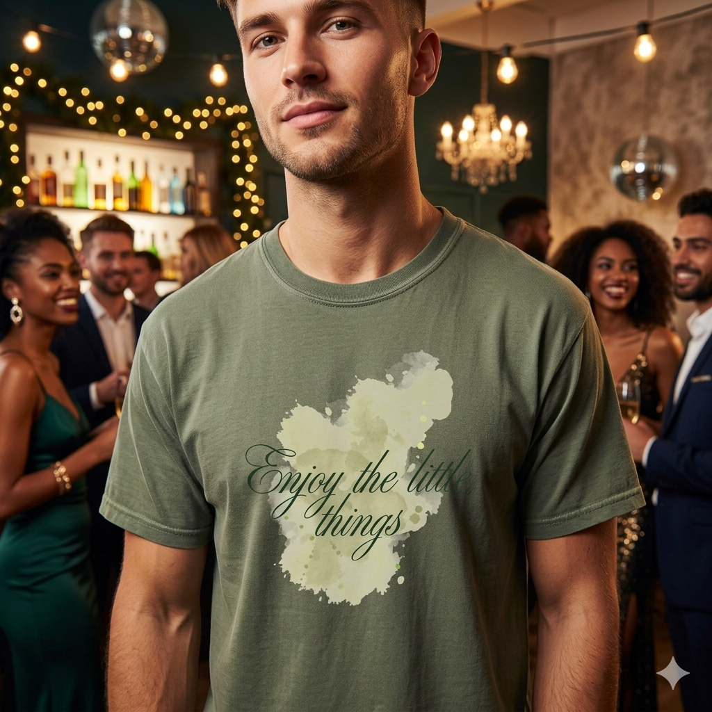 Enjoy the little things Unisex Garment-Dyed T-shirt