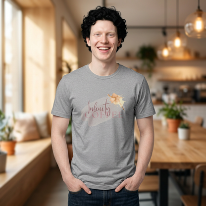 Infinity Coffee Pastel Floral Graphic Tee