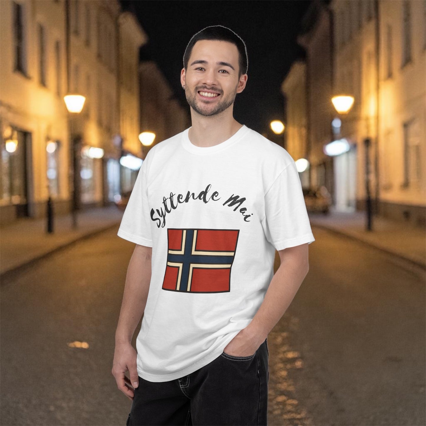 Norwegian Flag T-Shirt Syttende Mai Celebration Tee