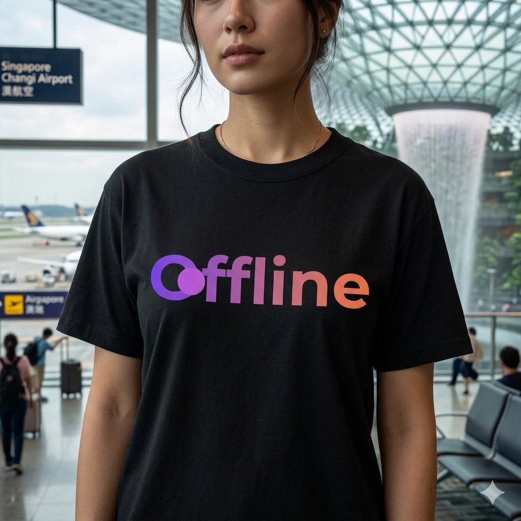 Offline Unisex Garment-Dyed T-shirt