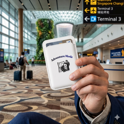 Adventure Mode Vegan MagSafe Wallet — Travel Card Holder
