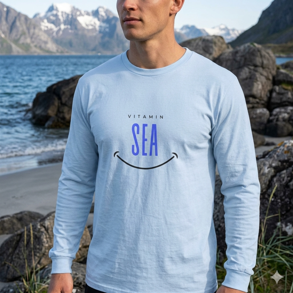 Vitamin Sea Unisex Ultra Cotton Long Sleeve Tee