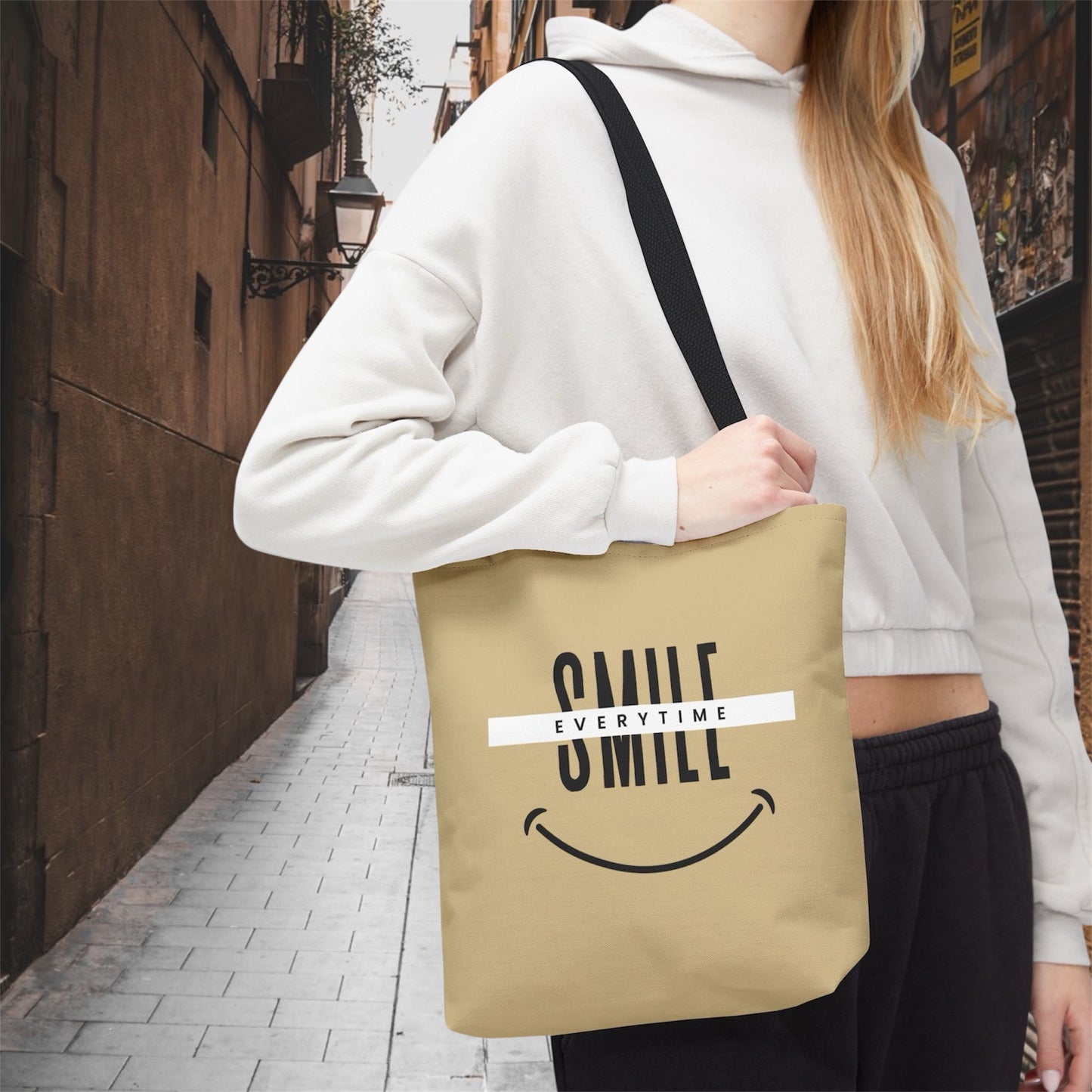 Smile Everytime Tote Bag