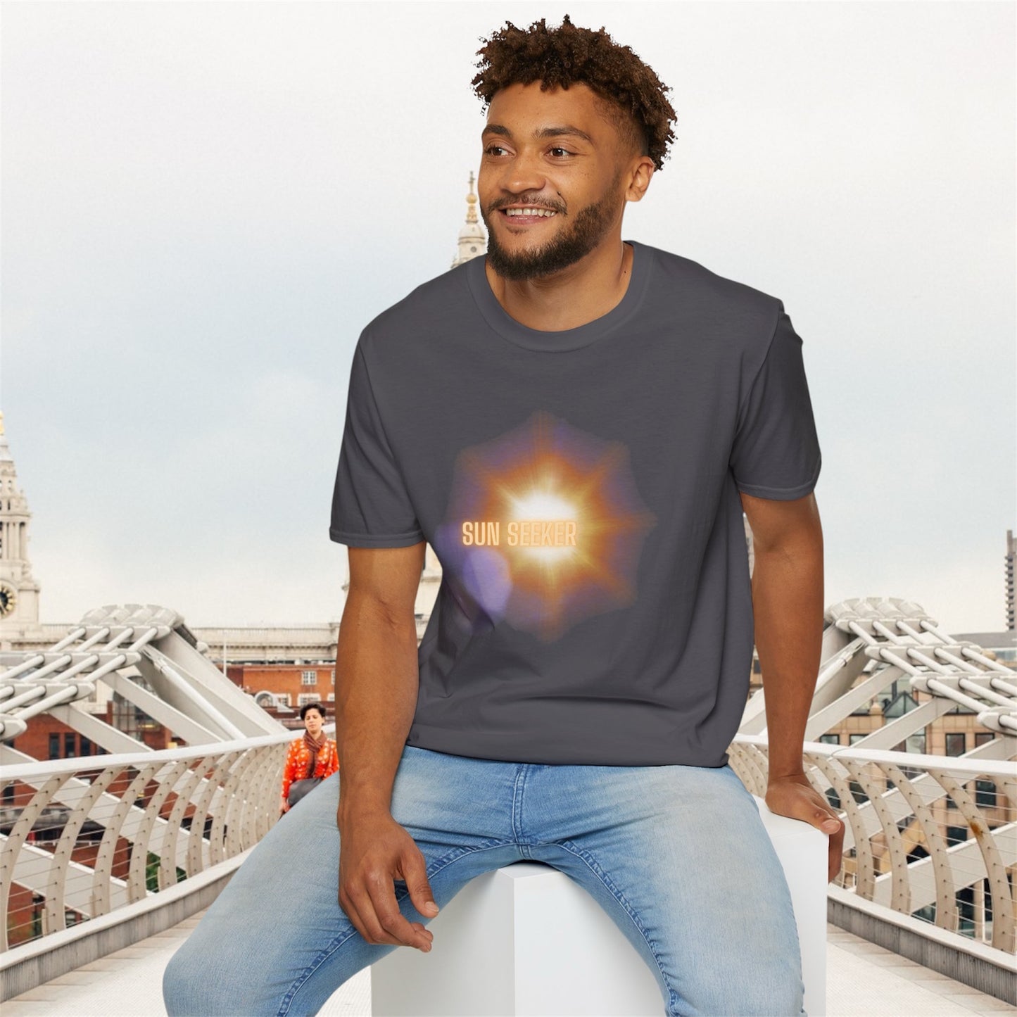 Sunburst Vibes Pastel Glow Graphic Tee