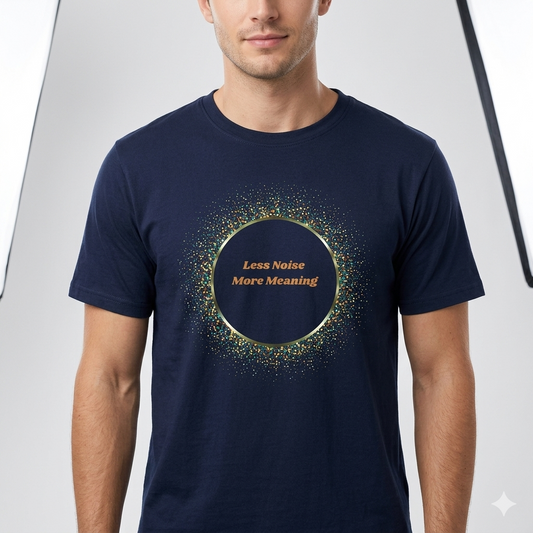 Less Noise , More Meaning T-Shirt