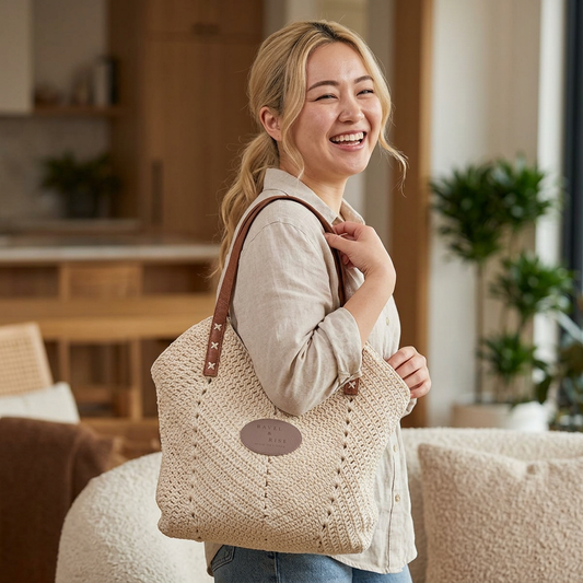 Boho Crochet Tote