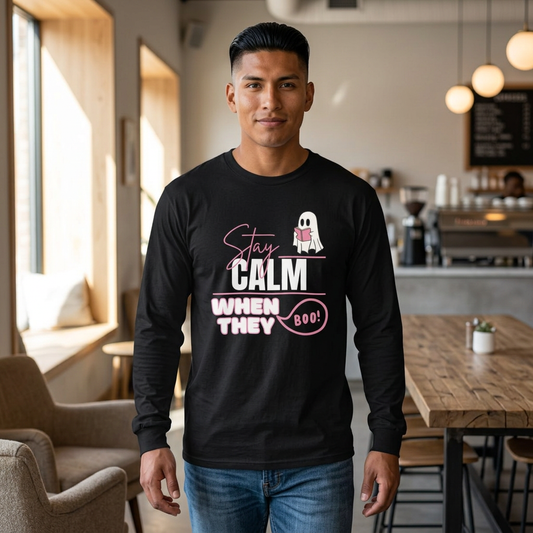 Stay Calm When They Boo Long Sleeve Tee