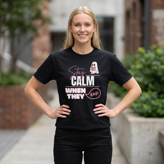 Stay Calm When They Boo Tee