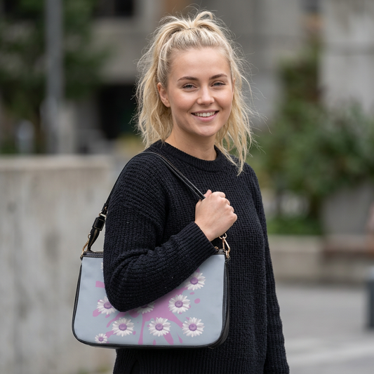 Daisy Pattern Shoulder Bag